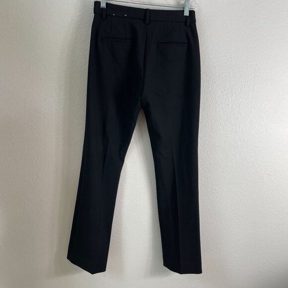 Express Womens 4 Short Black Columnist Boot High Rise Dress Pants Trousers - Picture 9 of 9